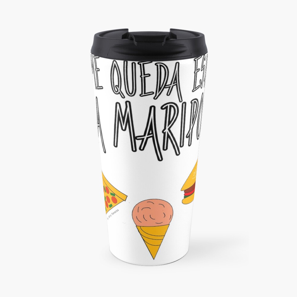COMIDA ANTES QUE MARIPOSAS Taza de viaje