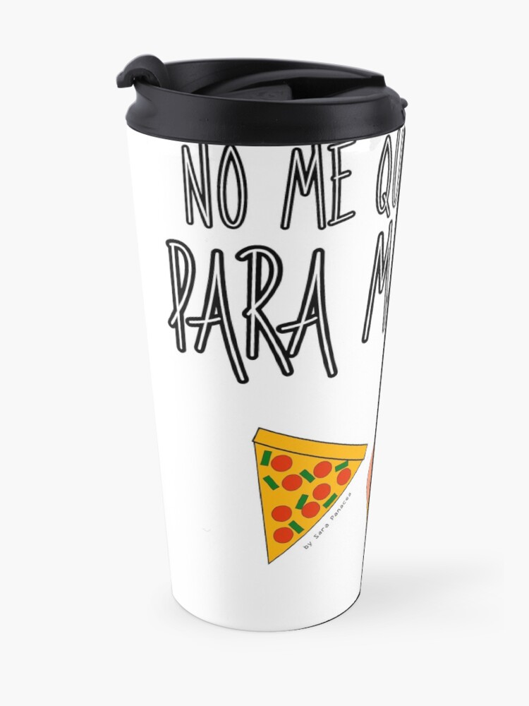 Vista alternativa de Taza de viaje COMIDA ANTES QUE MARIPOSAS