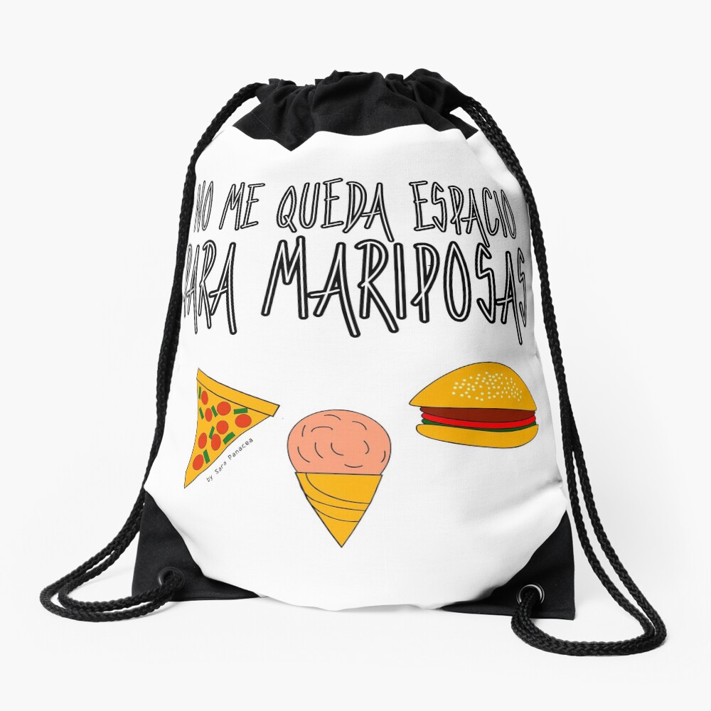 COMIDA ANTES QUE MARIPOSAS Mochila saco