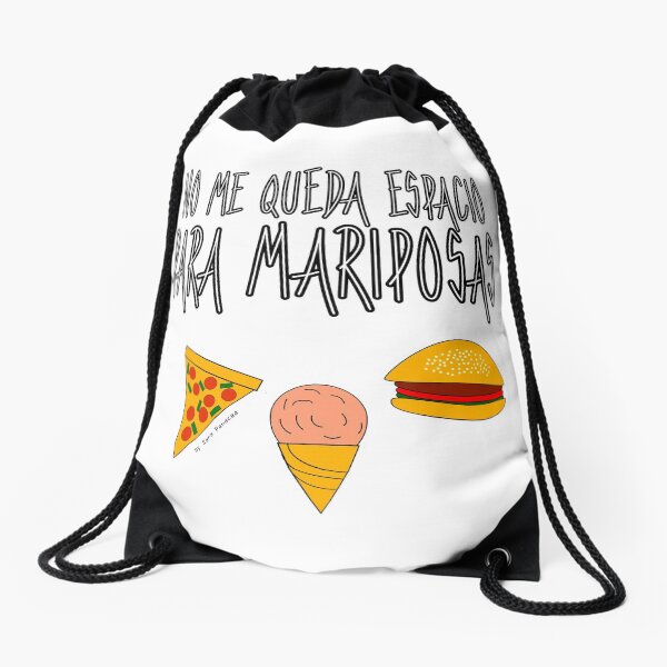 COMIDA ANTES QUE MARIPOSAS Mochila saco