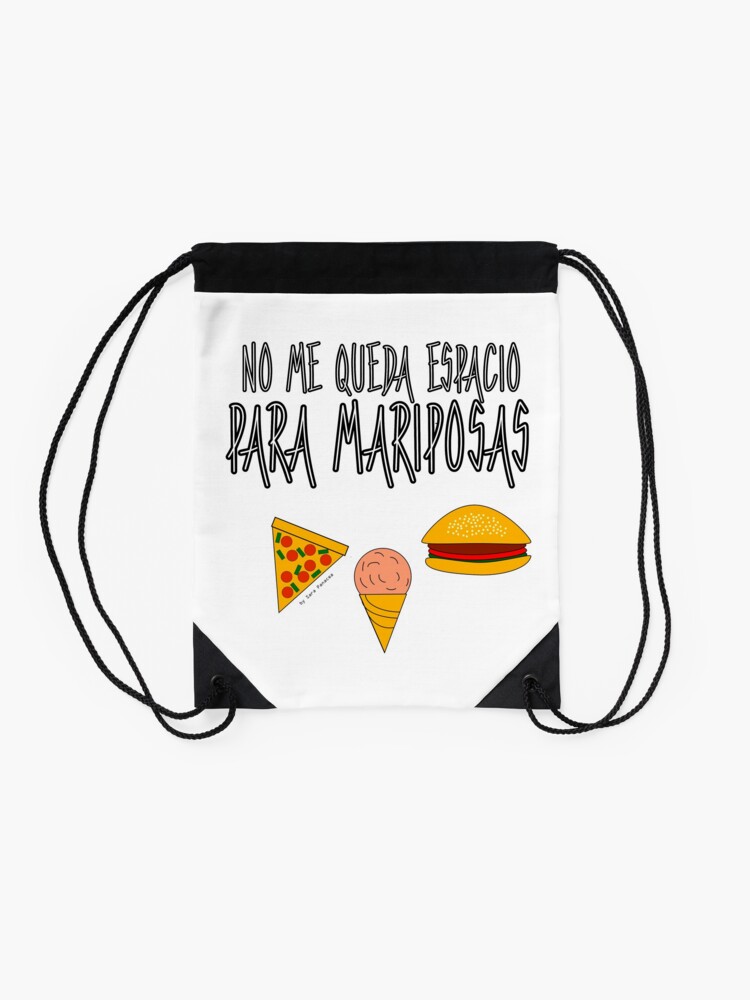 Vista alternativa de Mochila saco COMIDA ANTES QUE MARIPOSAS
