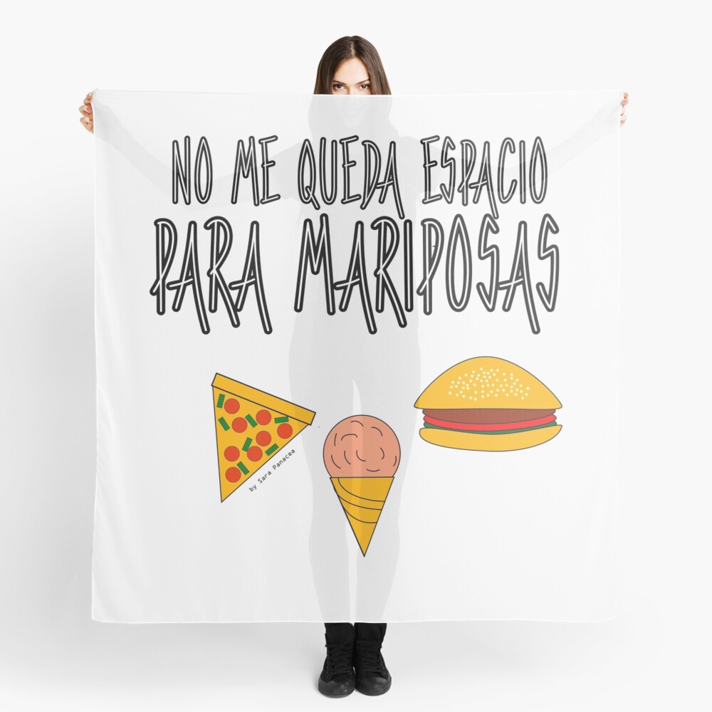 COMIDA ANTES QUE MARIPOSAS Pañuelo
