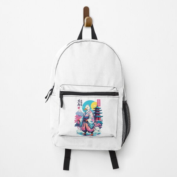 Item preview, Samurai Duck Aesthetic Vaporwave Style Japanese designed and sold by LuminOrb.
