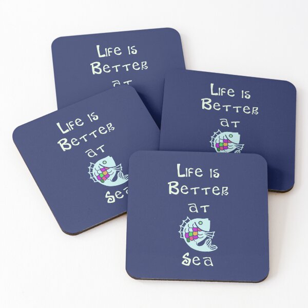 Item preview, Life is Better at Sea designed and sold by Studio LeDauphin.