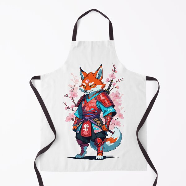 Item preview, Kitsune Samurai Fox Vintage Ukiyo-e Style designed and sold by LuminOrb.