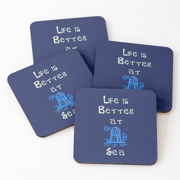 Item preview, Life is Better at Sea designed and sold by Studio LeDauphin.
