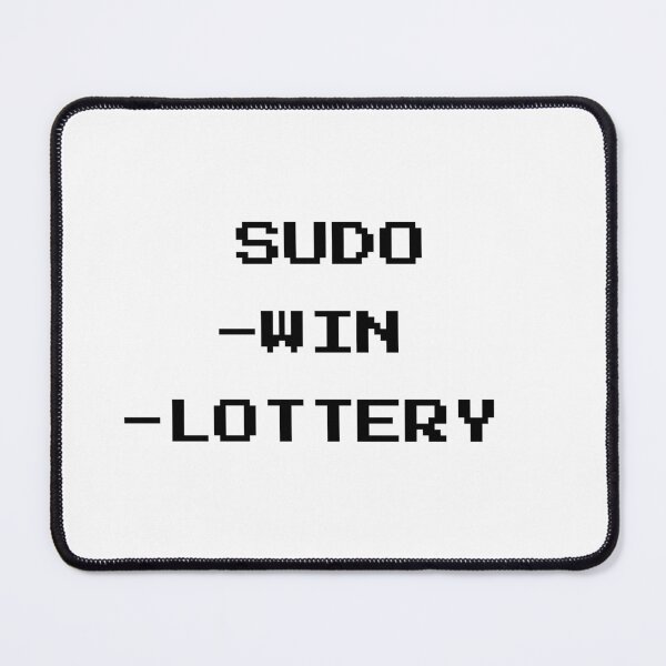 Item preview, Sudo Win Lottery designed and sold by PatchMerch.