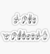 Love Yourself - ASL Sticker