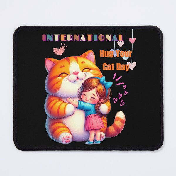 Item preview, International Hug your cat day, Cat day designed and sold by Jackie2024.