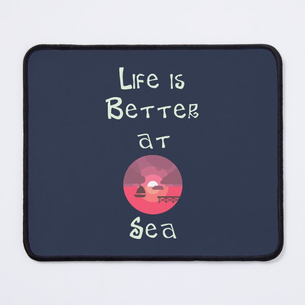 Item preview, Life is Better at Sea designed and sold by Studio LeDauphin.
