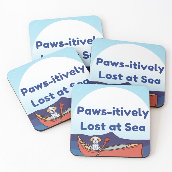 Item preview, Pawsitively Lost at Sea designed and sold by Printtplus.