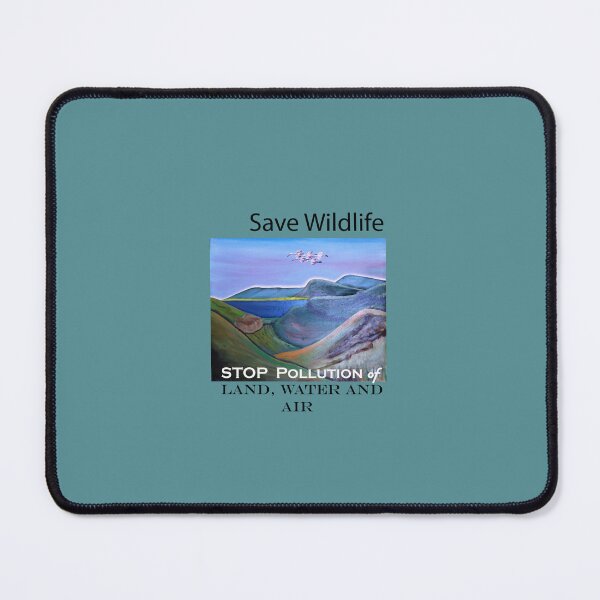 Item preview, Stop Pollution of Land, Water and Air designed and sold by annenambiro.