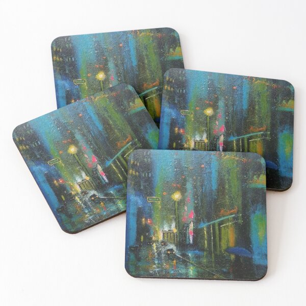 Item preview, Rainy city night  designed and sold by SashaBrisac.