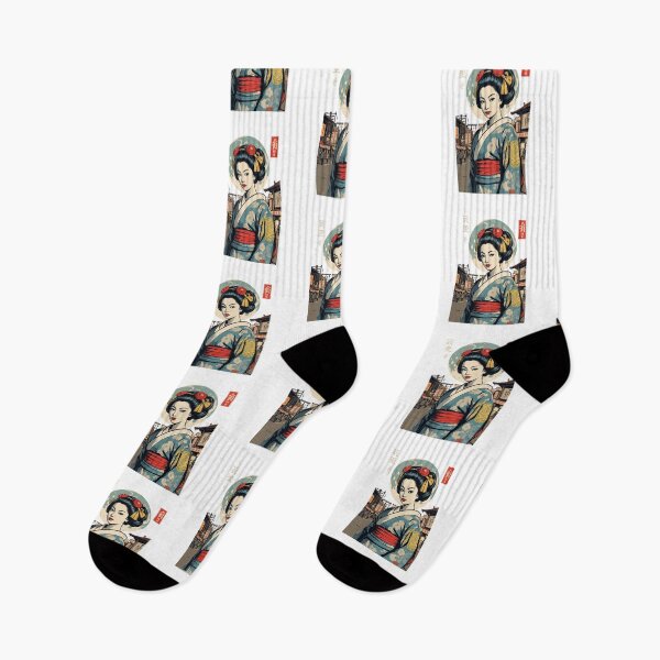 Item preview, Kunoichi Ninja Geisha Samurai Art Anime designed and sold by LuminOrb.