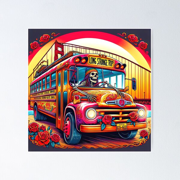 Item preview, Grateful Psychedelic School Vehicle designed and sold by HippieFarms11.
