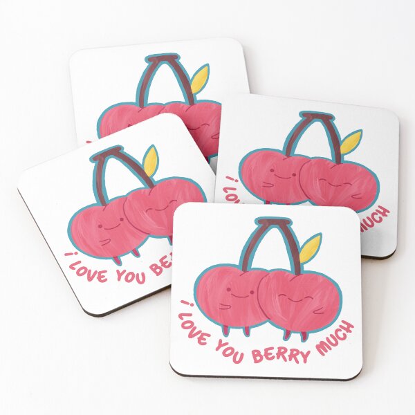 Item preview, LOVE YOU BERRY MUCH | LOVE  designed and sold by MUDUGAMU.