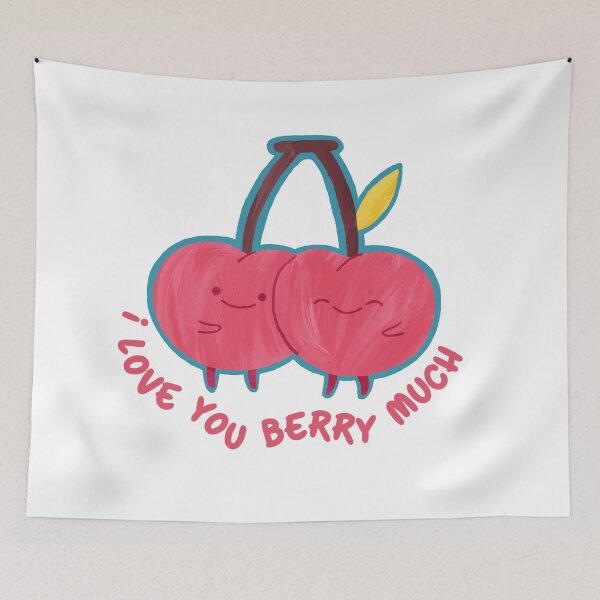 Item preview, LOVE YOU BERRY MUCH | LOVE  designed and sold by MUDUGAMU.