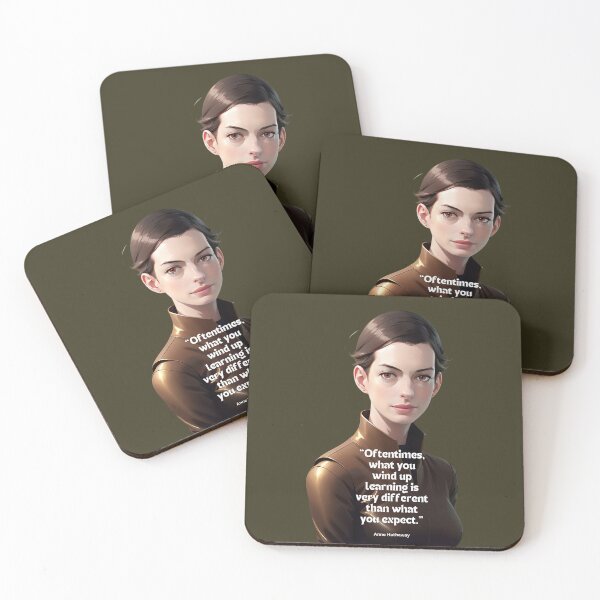 Item preview, Anne Hathaway Quote designed and sold by VarnaChitra.