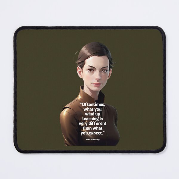 Item preview, Anne Hathaway Quote designed and sold by VarnaChitra.