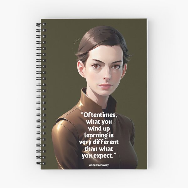 Item preview, Anne Hathaway Quote designed and sold by VarnaChitra.