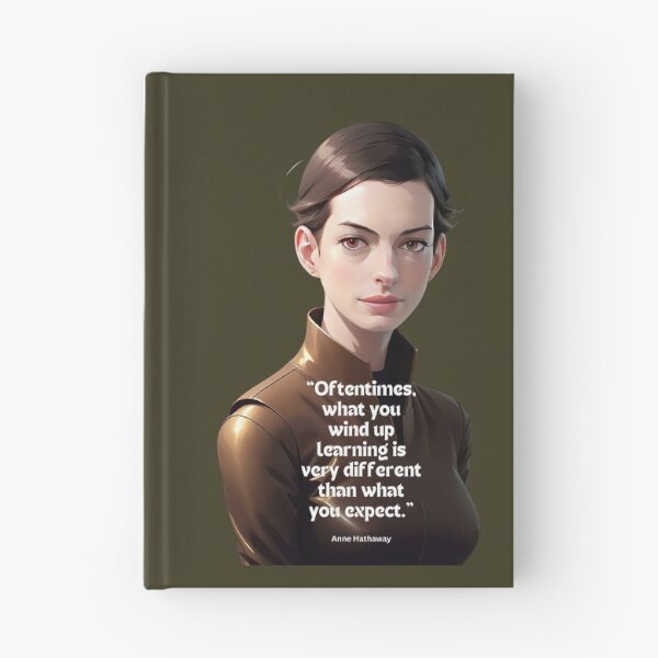 Item preview, Anne Hathaway Quote designed and sold by VarnaChitra.