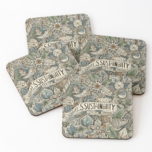 Item preview, Seamless Pattern Nature and Sustainability designed and sold by ngam.