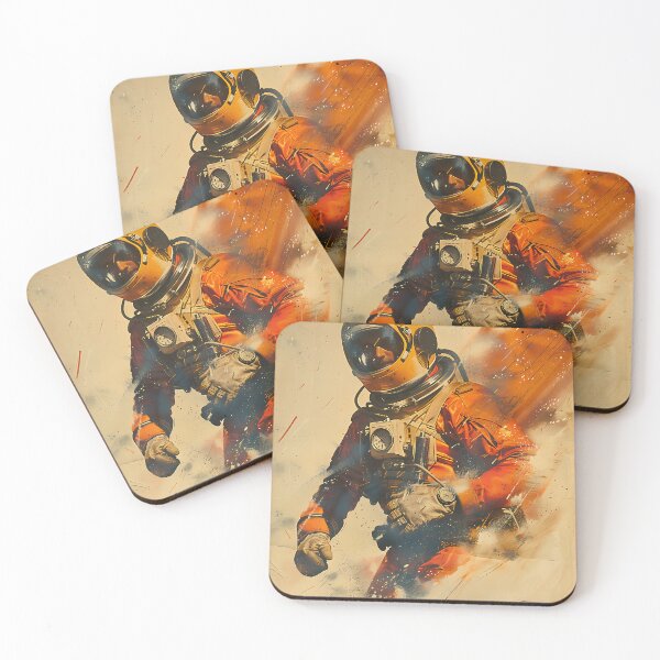 Item preview, Galactic Pioneer Astronaut designed and sold by cosmic-sky.