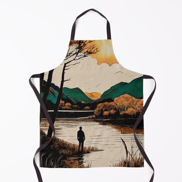 Item preview, Lonely man in Nature designed and sold by Anas Arts.