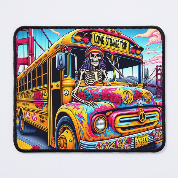 Item preview, Psychedelic School Pool Vehicle of a Bay Area Dreadhead designed and sold by HippieFarms11.