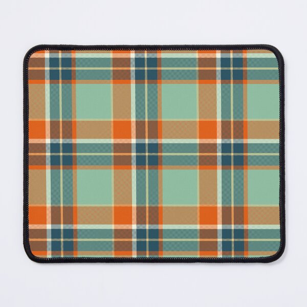 Item preview, Modern Orange And Green Plaid Pattern designed and sold by PattenMonster.