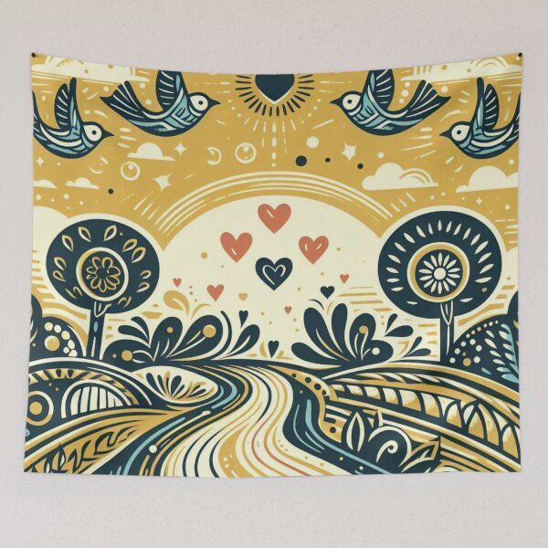 Item preview, Woodcut love designed and sold by psicodeliabardo.