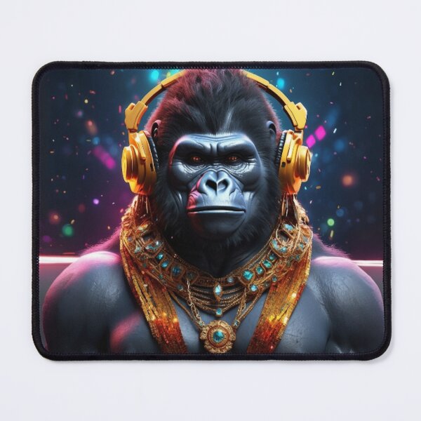 Item preview, Primate Party - Gorilla DJ with Headphones by LaLi Designs designed and sold by LaLi-Designs.