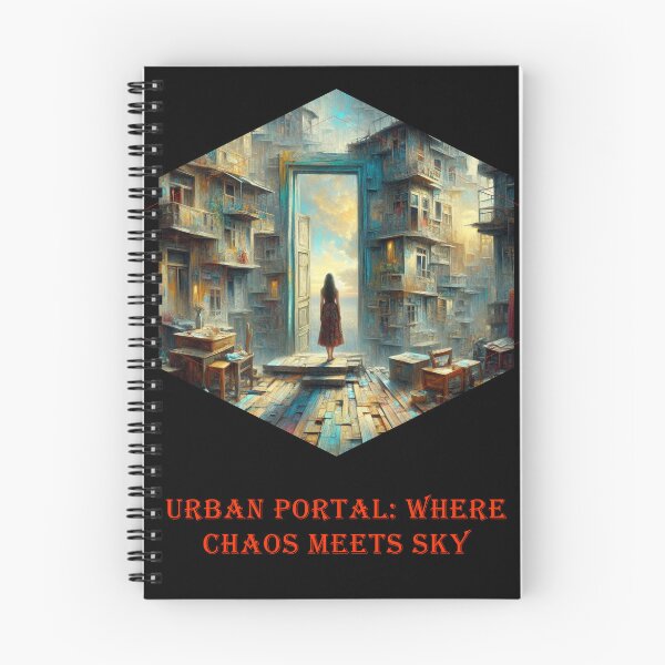 Item preview, Urban Portal: Where Chaos Meets Sky designed and sold by rkor1984.