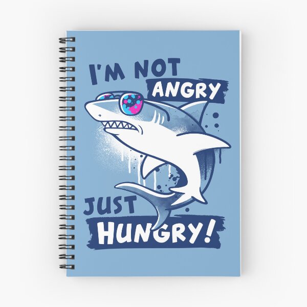 Item preview, I'm not angry I'm just hungry shark designed and sold by NemiMakeit.