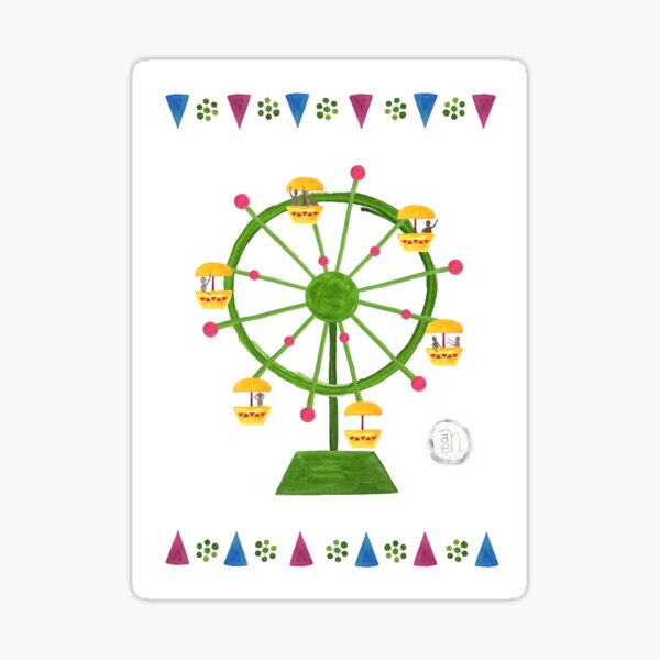 Fantastic Ferris Wheel Sticker