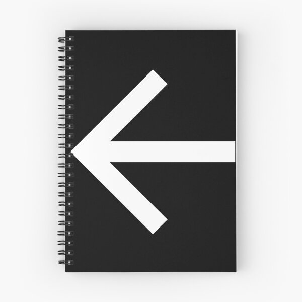 Item preview, Minimalist Geometric Left-Pointing Arrow Symbol – Modern Black and White Art designed and sold by DoodlyDelights.