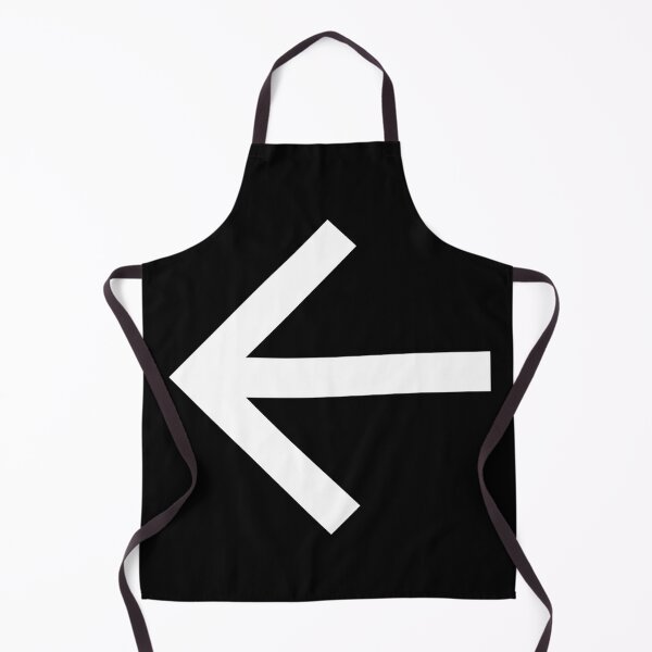 Item preview, Minimalist Geometric Left-Pointing Arrow Symbol – Modern Black and White Art designed and sold by DoodlyDelights.