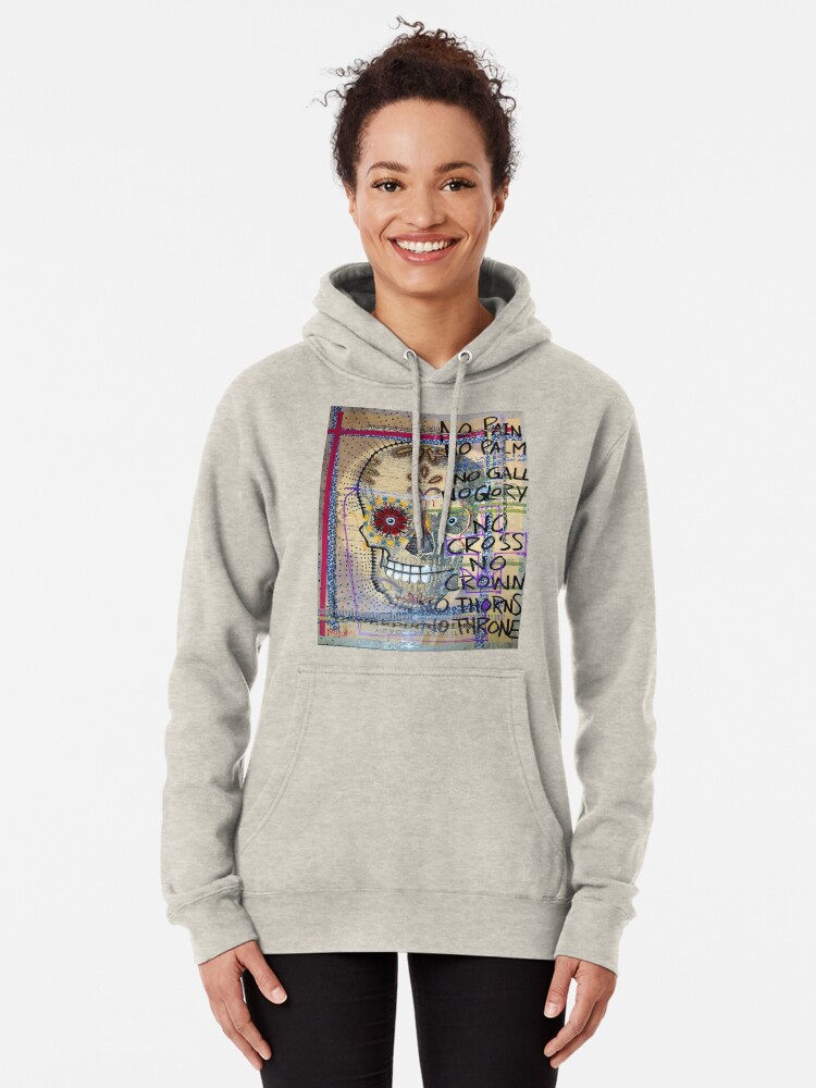 Alternate view of No Thorns No Throne Pullover Hoodie