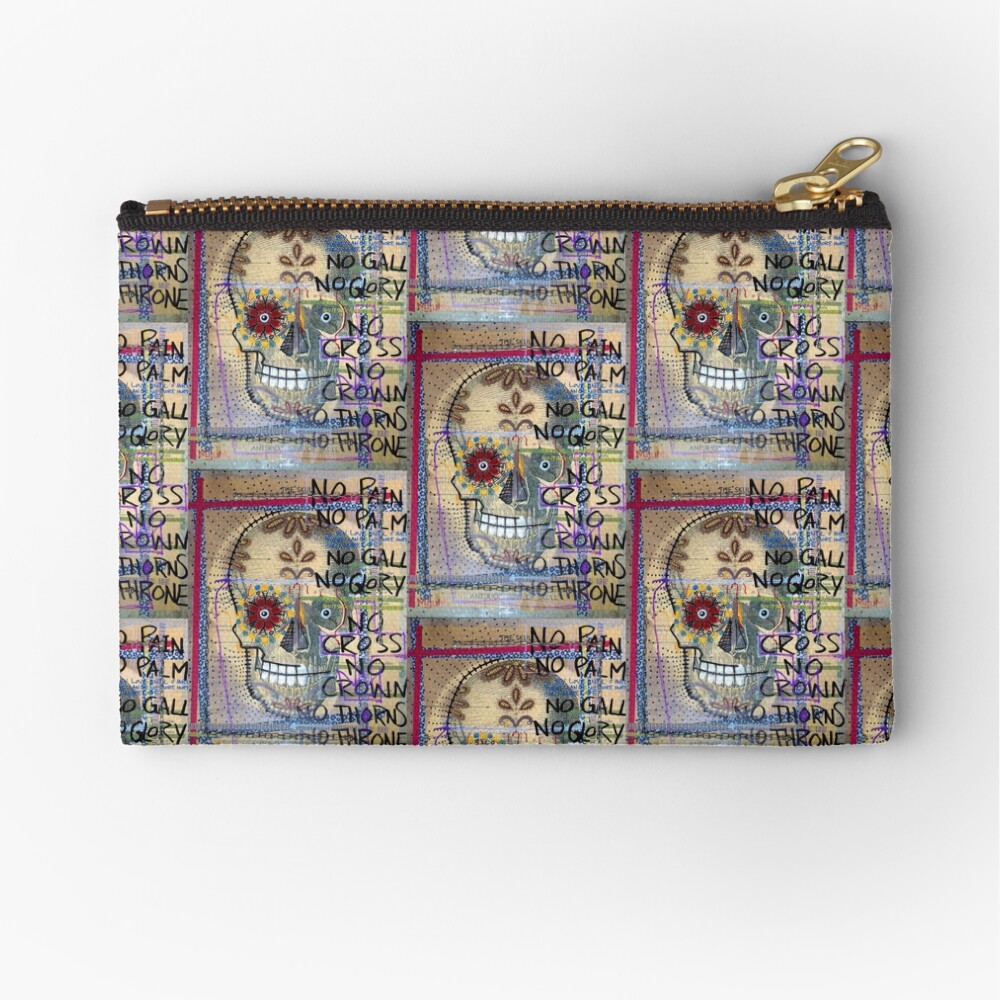 No Thorns No Throne Zipper Pouch