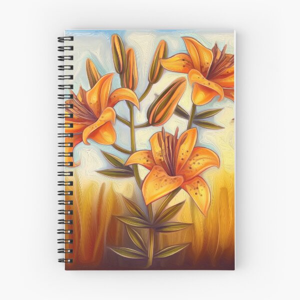 Aperçu de l'œuvre Lys oranges - 2  créée et vendue par Anas Arts.