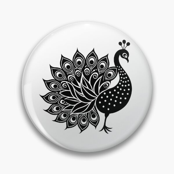 Artikelvorschau, Verziertes Pfauen-Rangoli-Design entworfen und verkauft von Craft99.