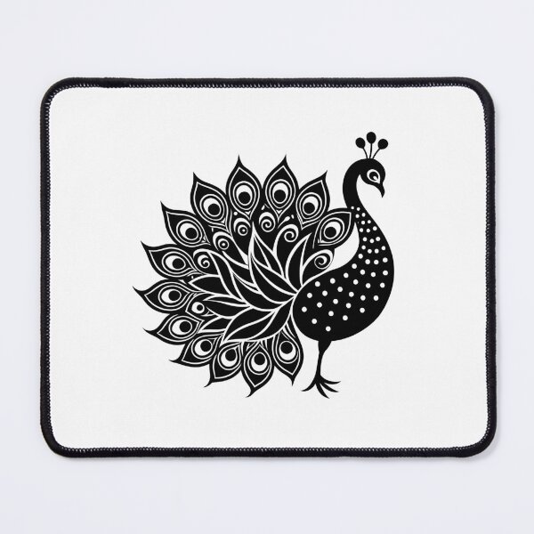 Item preview, Ornate Peacock Rangoli Design designed and sold by Craft99.