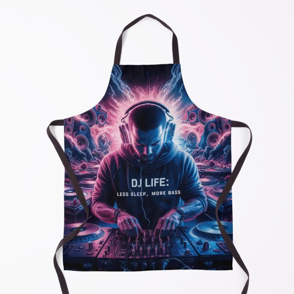 Item preview, DJ Life, Less Sleep, More Bass designed and sold by DJ-Portable.