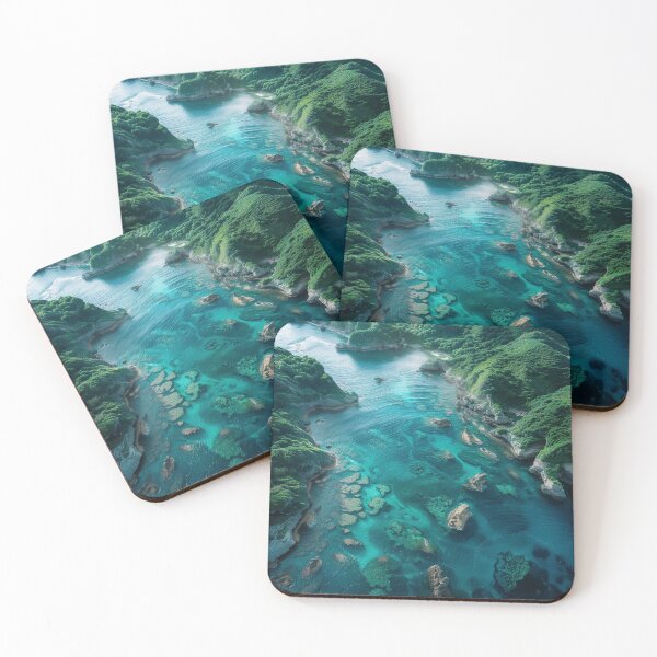 Item preview, Aerial View of Okinawa Coastline designed and sold by palmyst.
