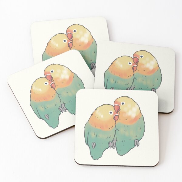 Item preview, Cute Lovebirds illustration  designed and sold by Artofmayara.