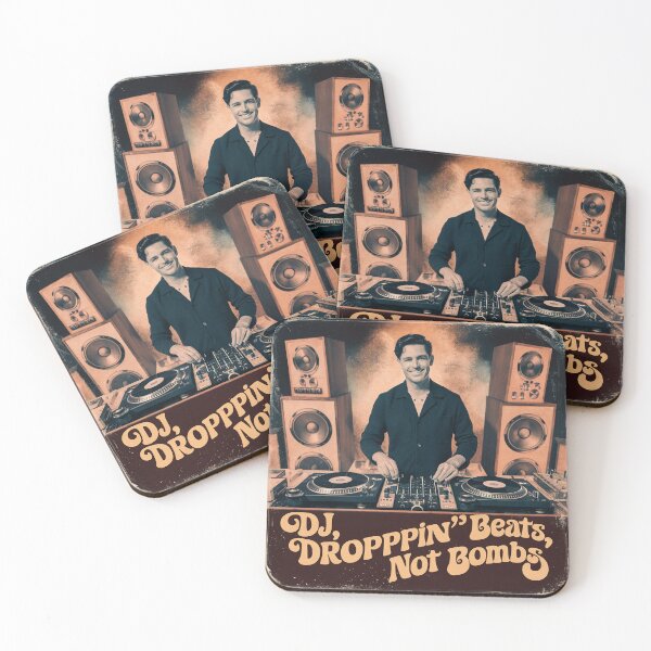 Item preview, DJ - Droppin' Beats, Not Bombs designed and sold by DJ-Portable.
