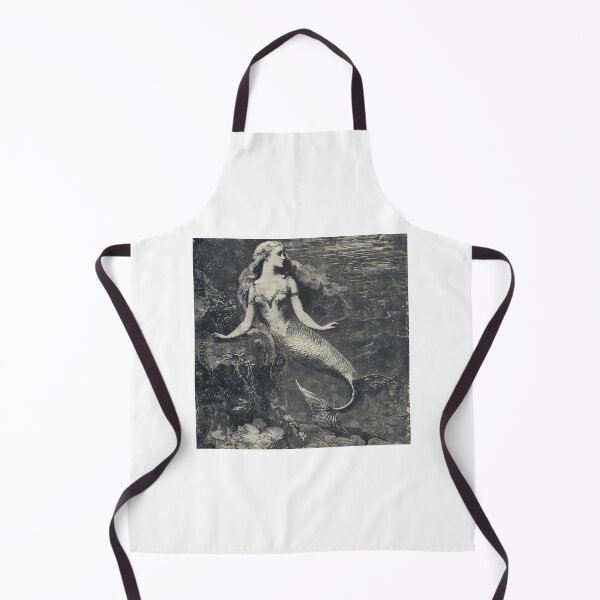 Item preview, Mermaid Underwater 18th Century Classic Black & White designed and sold by redstar19.