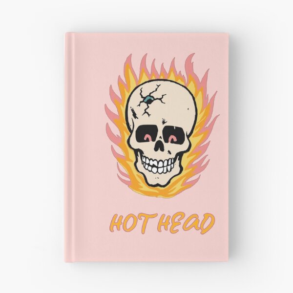 Item preview, Hot Head Retro 80s Hotrod Flaming Skull designed and sold by Corinne Alexa Jackson.