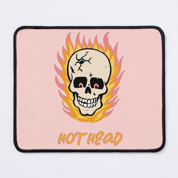 Item preview, Hot Head Retro 80s Hotrod Flaming Skull designed and sold by Corinne Alexa Jackson.