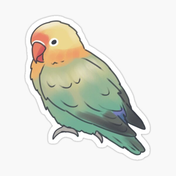 Item preview, Cute Lovebirds art  designed and sold by Artofmayara.